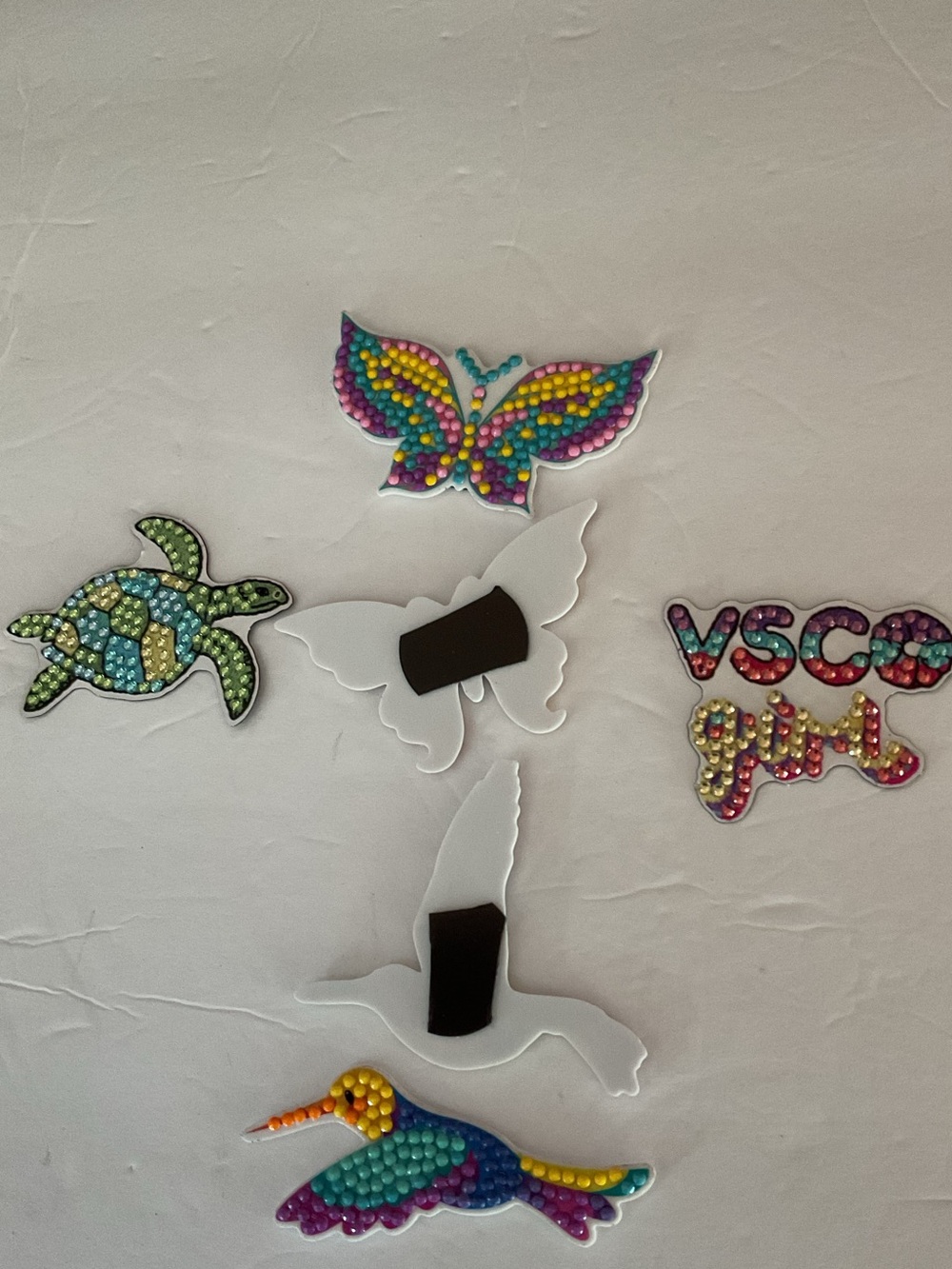 Colorful Rhinestone Butterfly & Bird Stickers - Picture 2 of 2